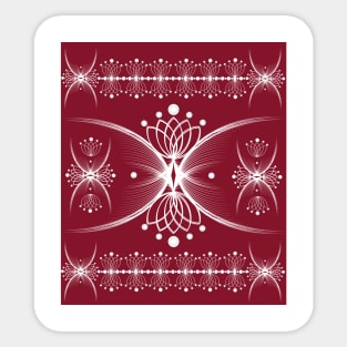 Ethnic geometric design Thai pattern Sticker